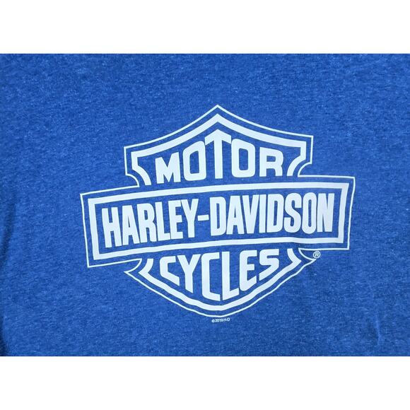 Harley Davidson Tucson Arizona XL Blue Short Sleeve T Shirt - Picture 10 of 13